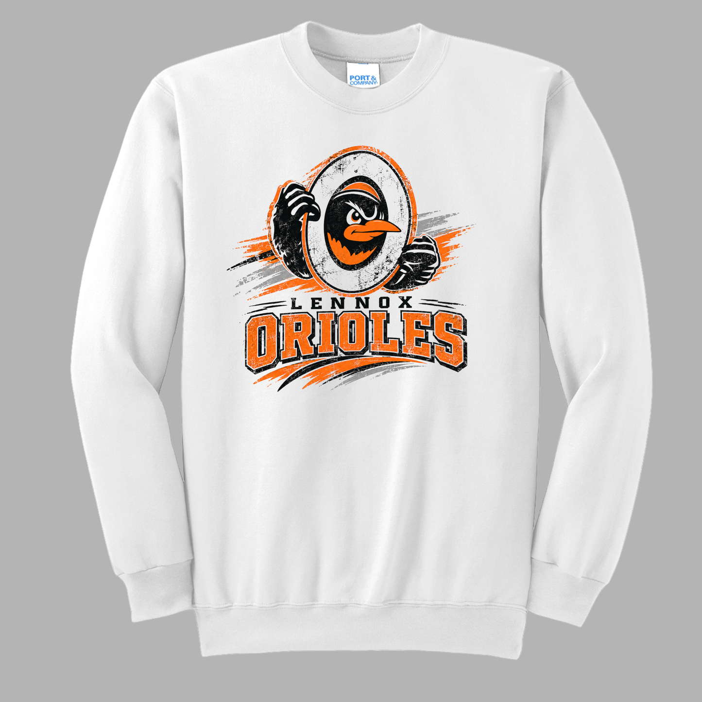 Lennox Booster Club Port & Co® Essential Fleece Crewneck Sweatshirt