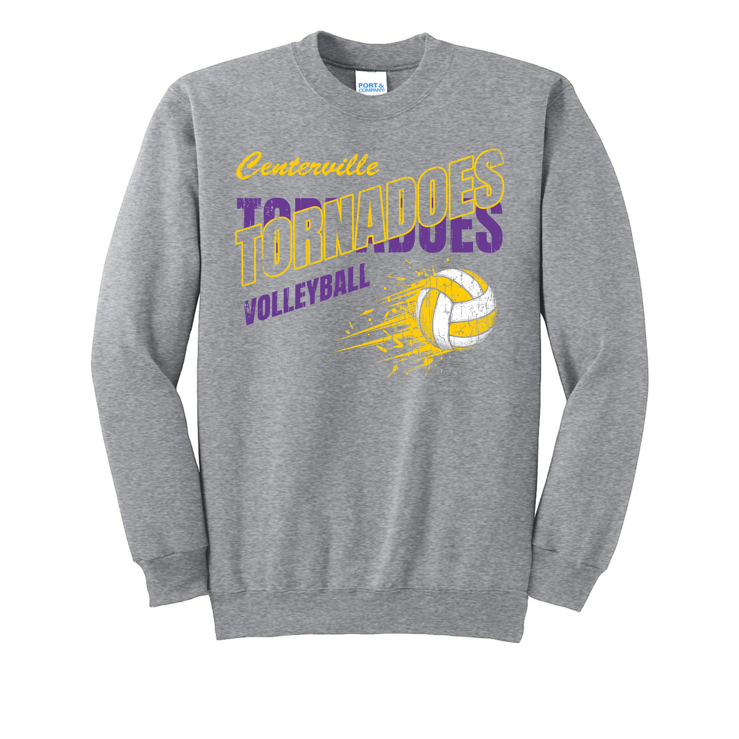 Centerville Volleyball Port & Co® Essential Fleece Crewneck Sweatshirt