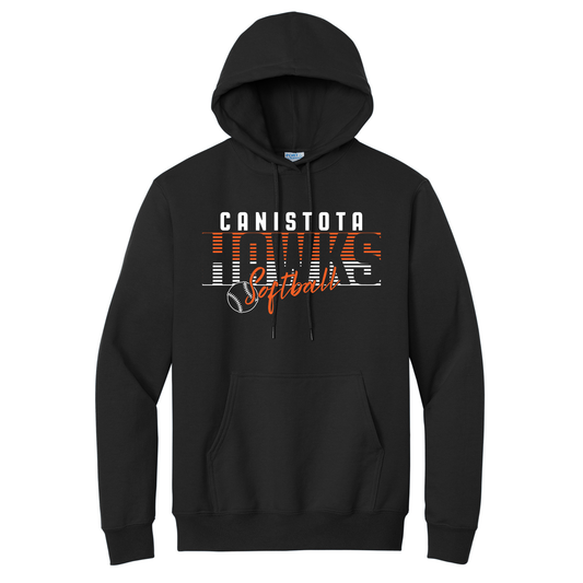 Canistota Softball Port & Company® Essential Fleece Pullover Hooded Sweatshirt