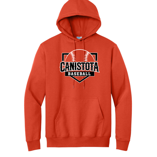 Canistota Baseball Port & Company® Tall Essential Fleece Pullover Hooded Sweatshirt