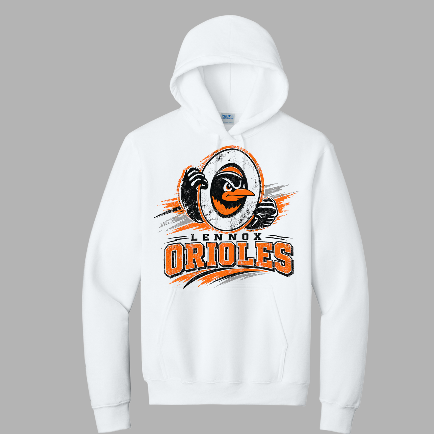 Lennox Booster Club Port & Co® Essential Fleece Pullover Hooded Sweatshirt