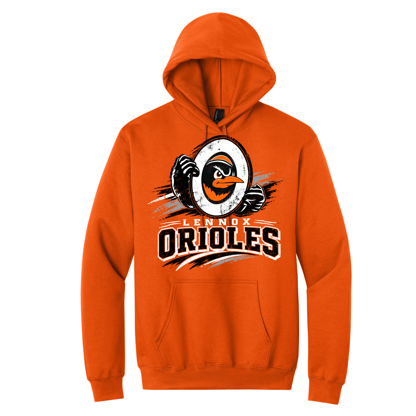 Lennox Booster Club Port & Co® Essential Fleece Pullover Hooded Sweatshirt