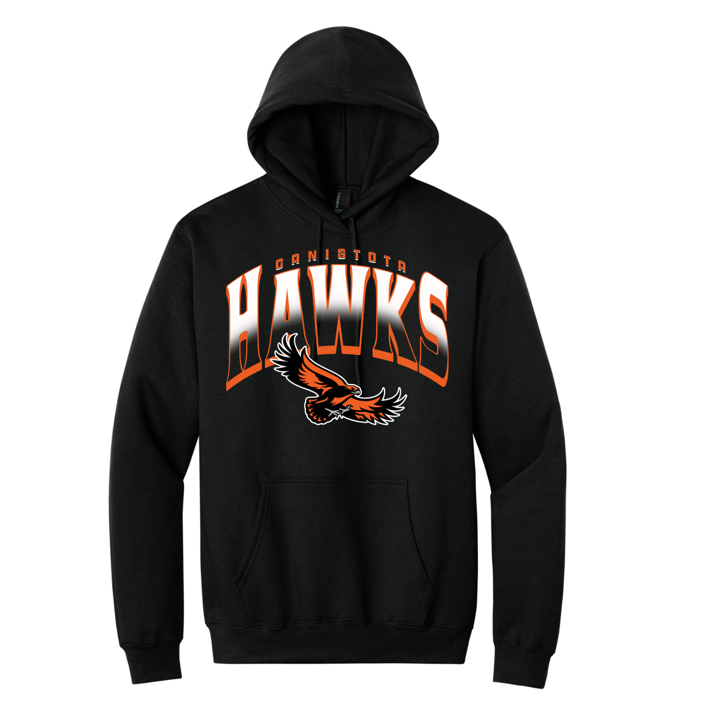 Canistota Booster Club Port & Co® Essential Fleece Pullover Hooded Sweatshirt