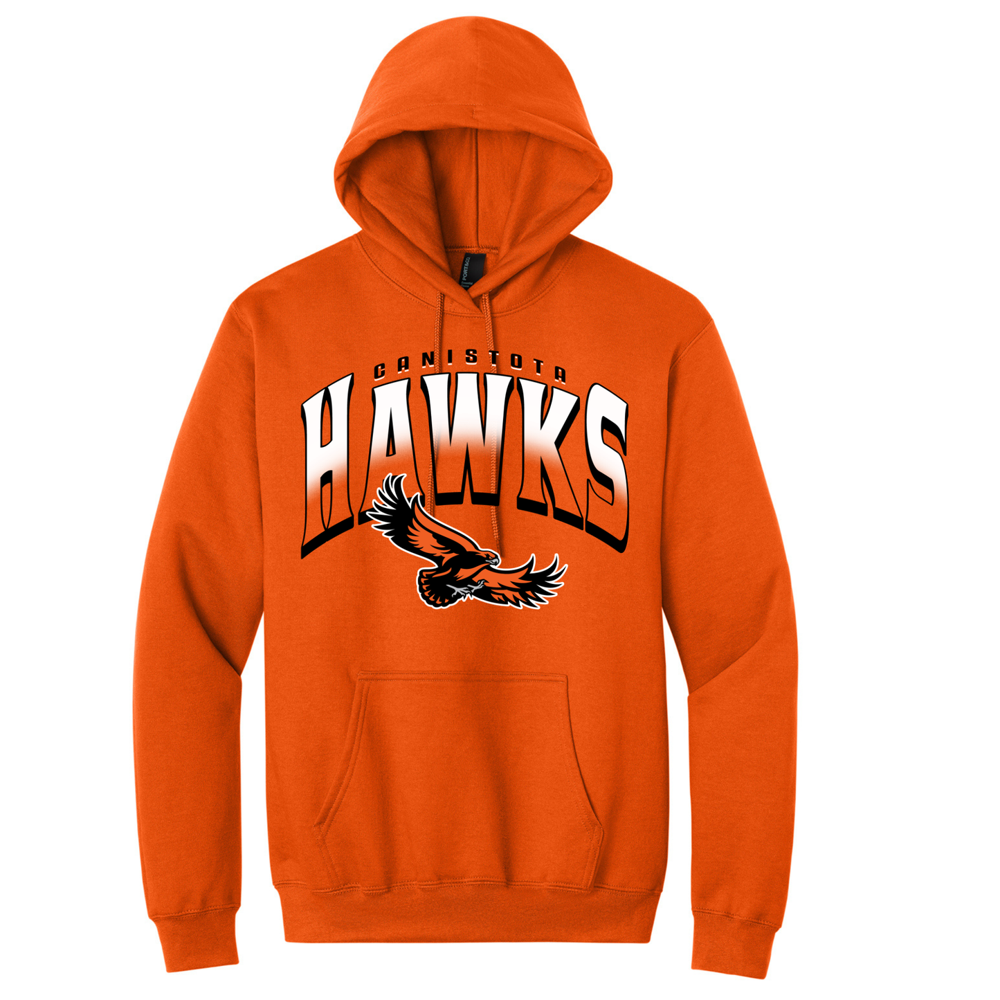 Canistota Booster Club Port & Co® Essential Fleece Pullover Hooded Sweatshirt