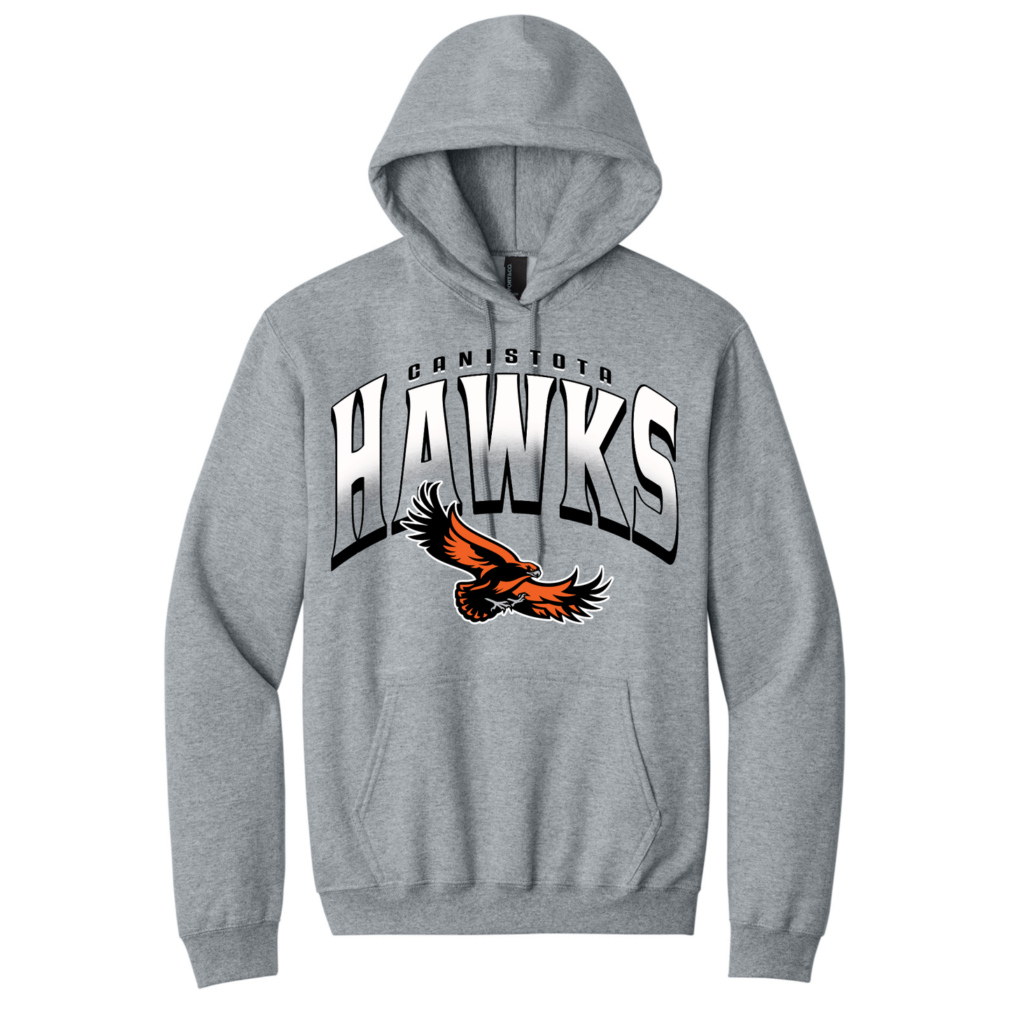 Canistota Booster Club Port & Co® Essential Fleece Pullover Hooded Sweatshirt