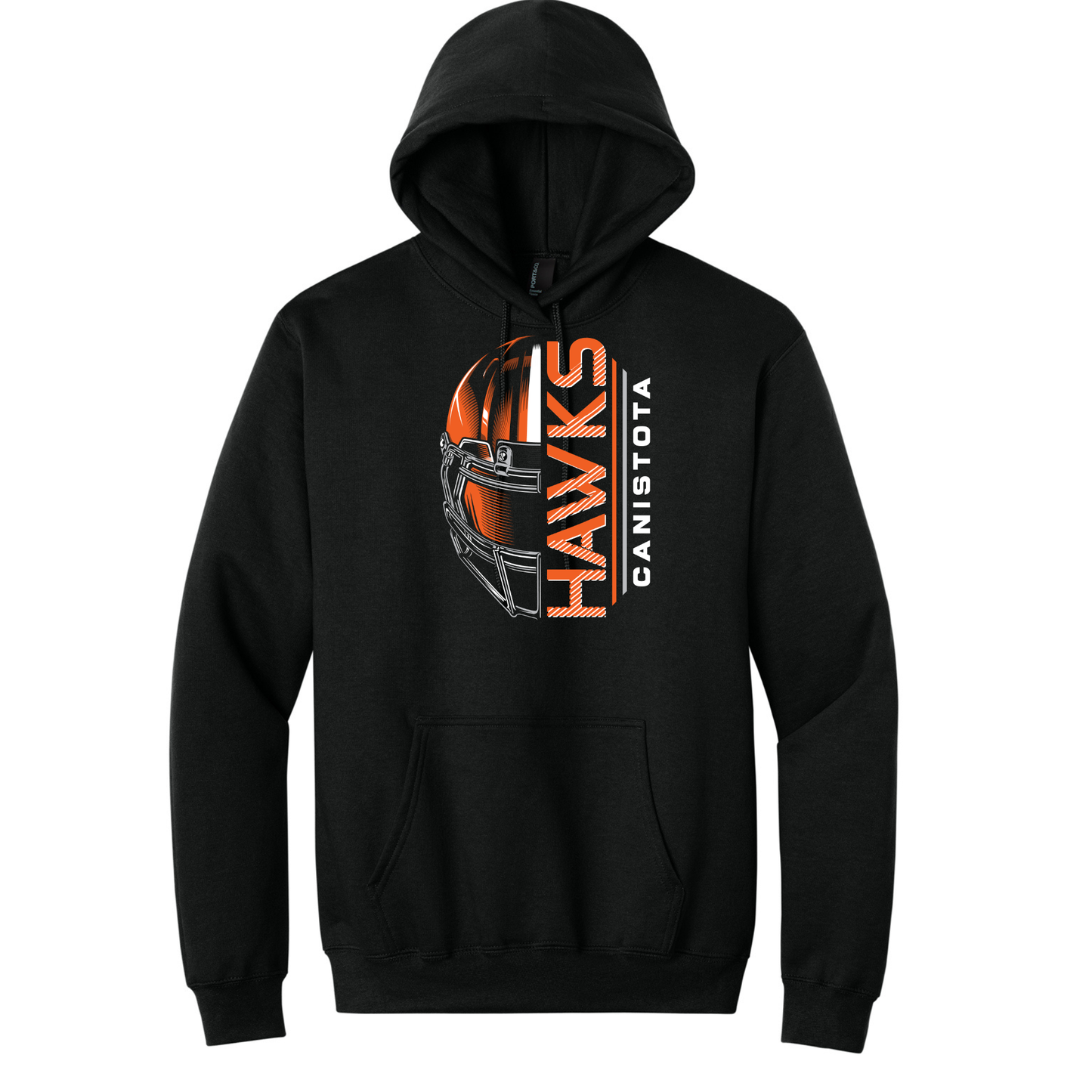 Canistota Football Port & Co® Essential Fleece Pullover Hooded Sweatshirt