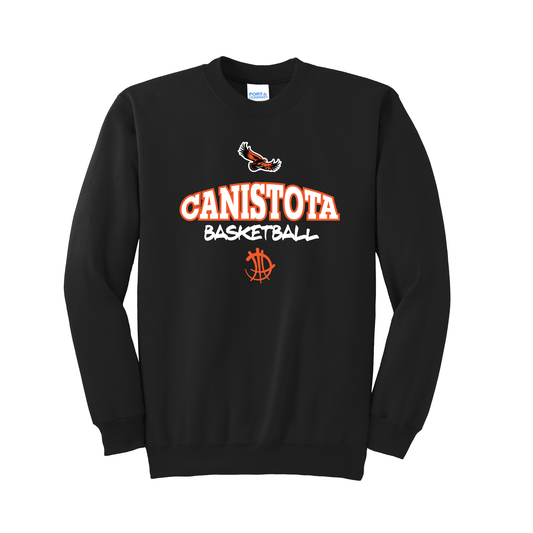 Canistota Basketball Port & Company® Tall Essential Fleece Crewneck Sweatshirt