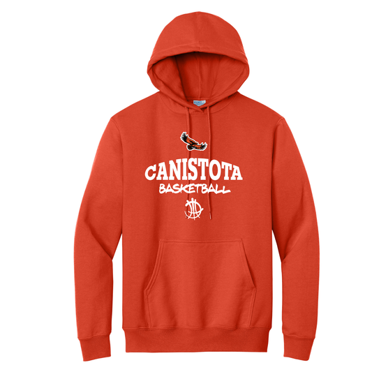 Canistota Basketball Port & Company® Youth Core Fleece Pullover Hooded Sweatshirt
