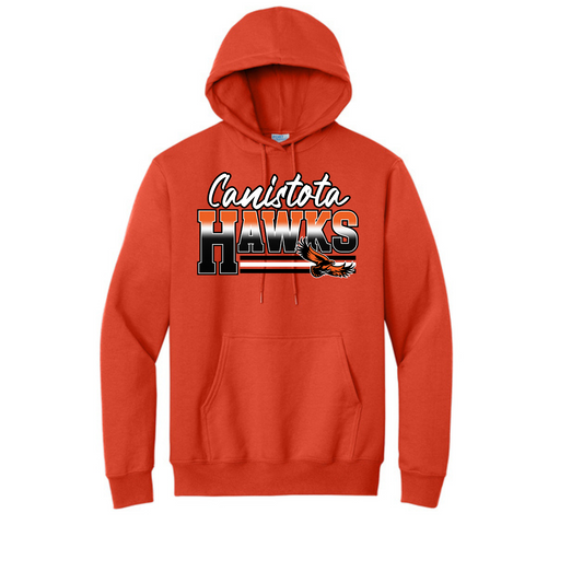 Canistota Booster Club Port & Co™ Tall Essential Fleece Pullover Hooded Sweatshirt
