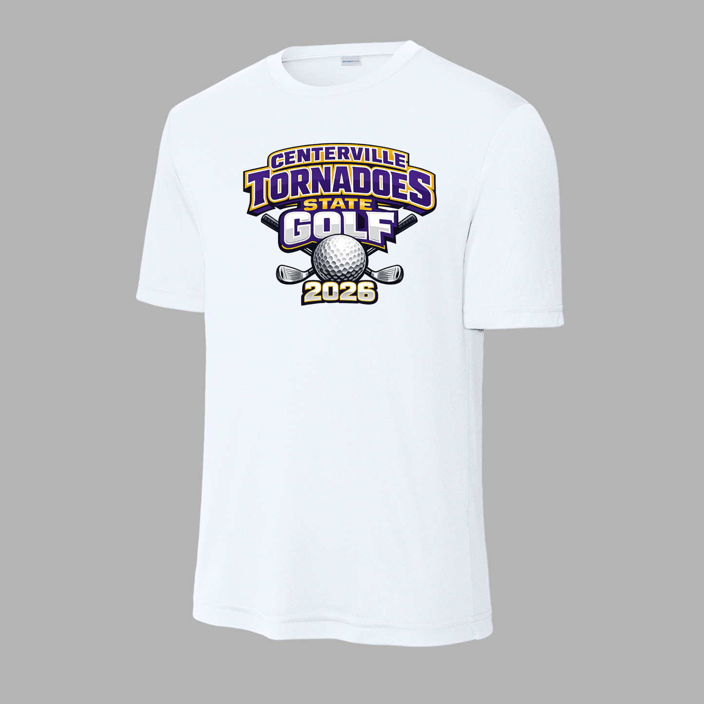 Centerville Tornadoes State Golf Sport-Tek® TALL PosiCharge® Competitor™ Tee