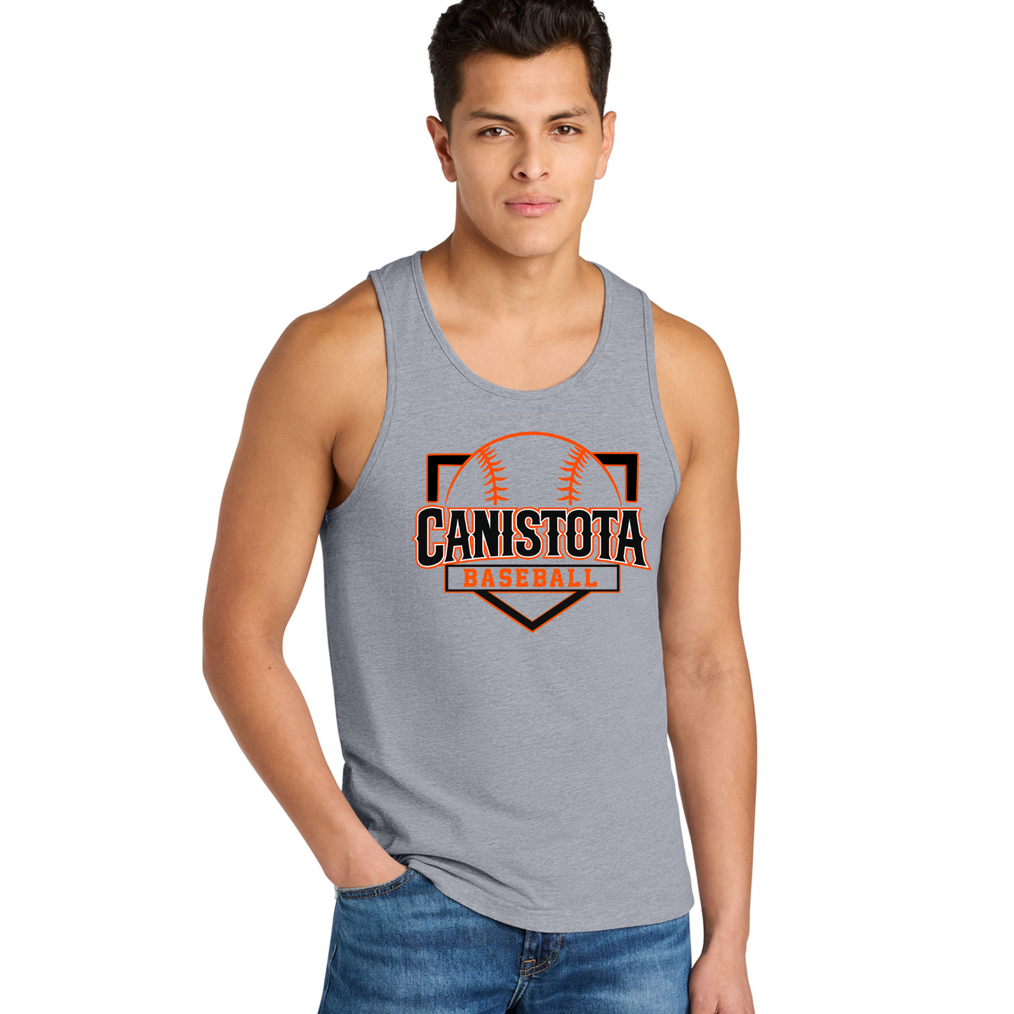 Canistota Baseball Next Level Apparel® Cotton Muscle Tank