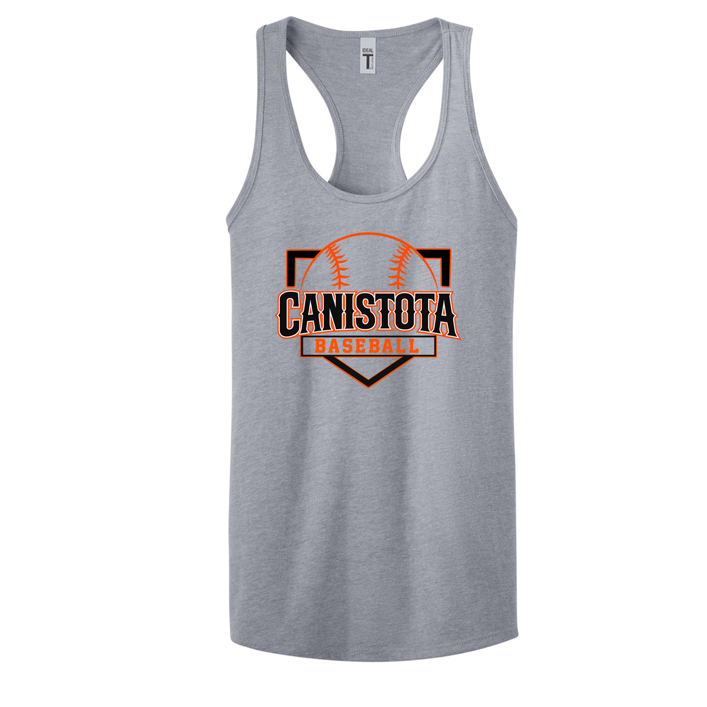 Canistota Baseball Next Level Apparel® Women’s Ideal Racerback Tank