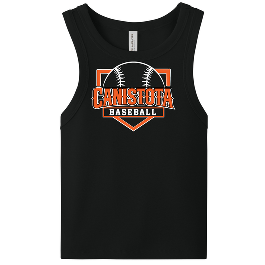 Canistota Baseball BELLA+CANVAS® Women’s Micro Rib Racer Tank