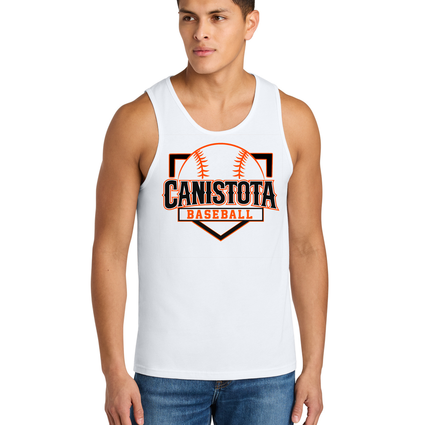 Canistota Baseball Next Level Apparel® Cotton Muscle Tank