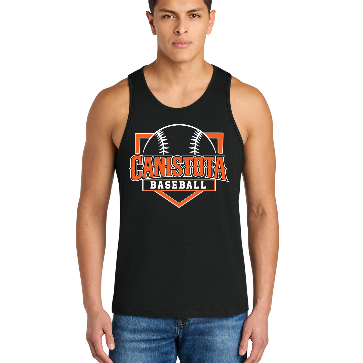 Canistota Baseball Next Level Apparel® Cotton Muscle Tank