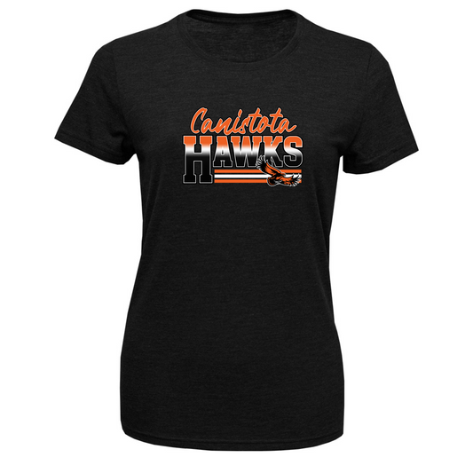 Canistota Booster Club Women Tri-Blend T-Shirt Short Sleeve