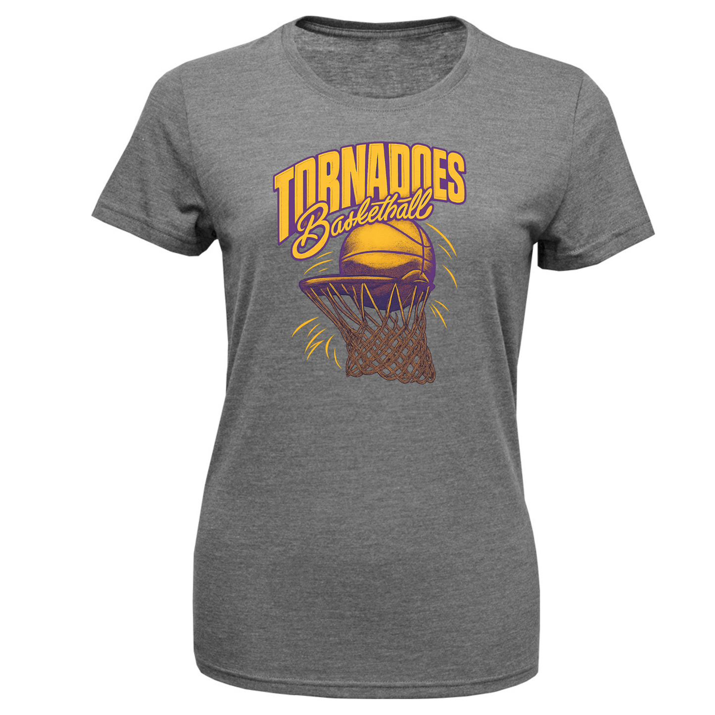 Centerville Girls Basketball Women Tri-Blend T-Shirt Short Sleeve