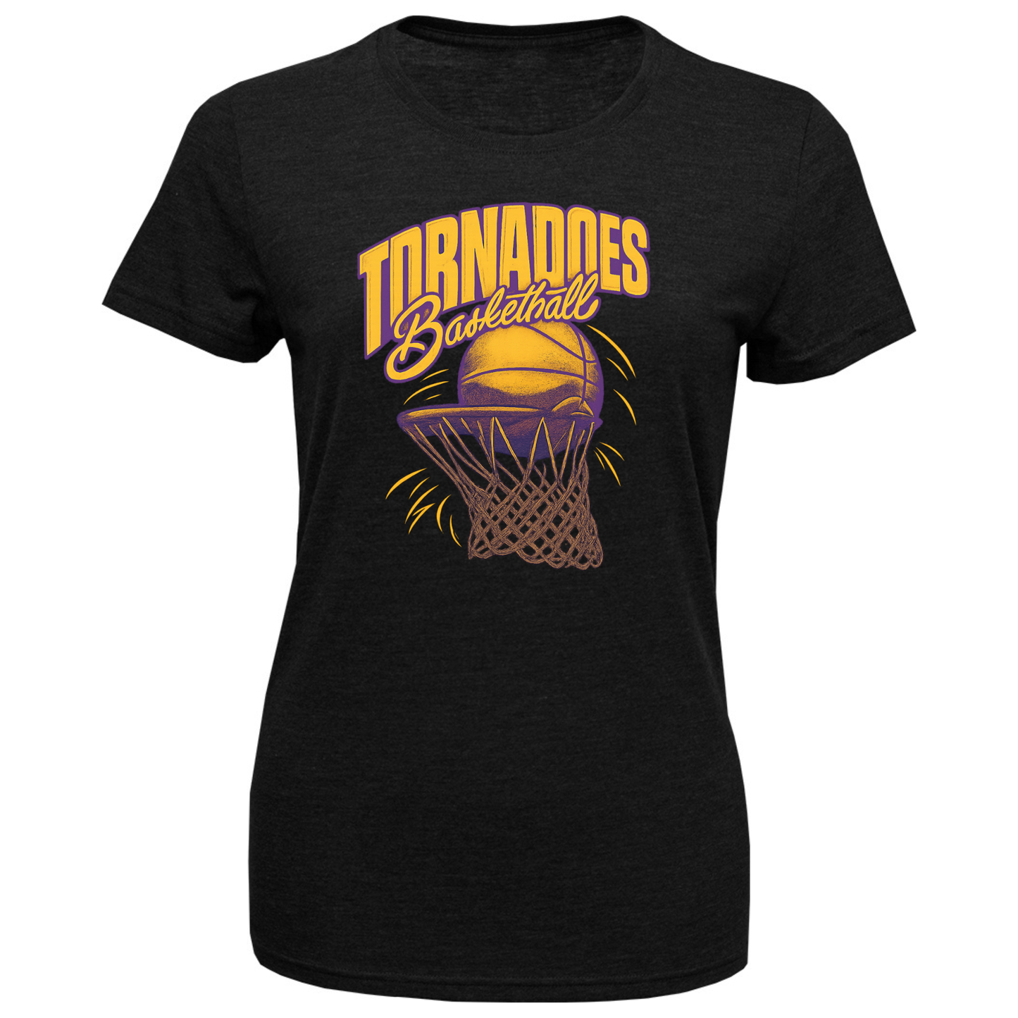Centerville Girls Basketball Women Tri-Blend T-Shirt Short Sleeve