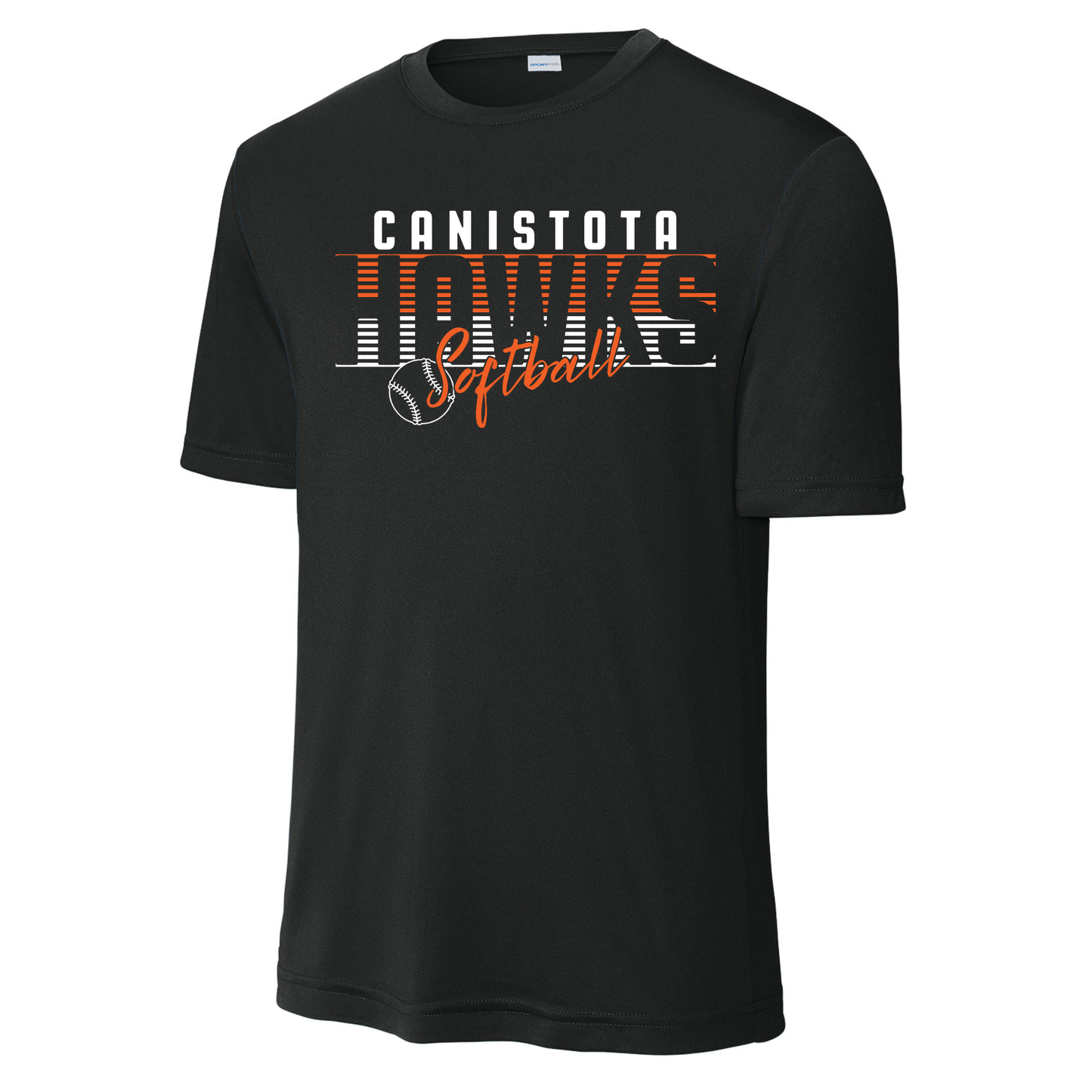 Canistota Softball Sport-Tek® Tall PosiCharge® Competitor™ Tee
