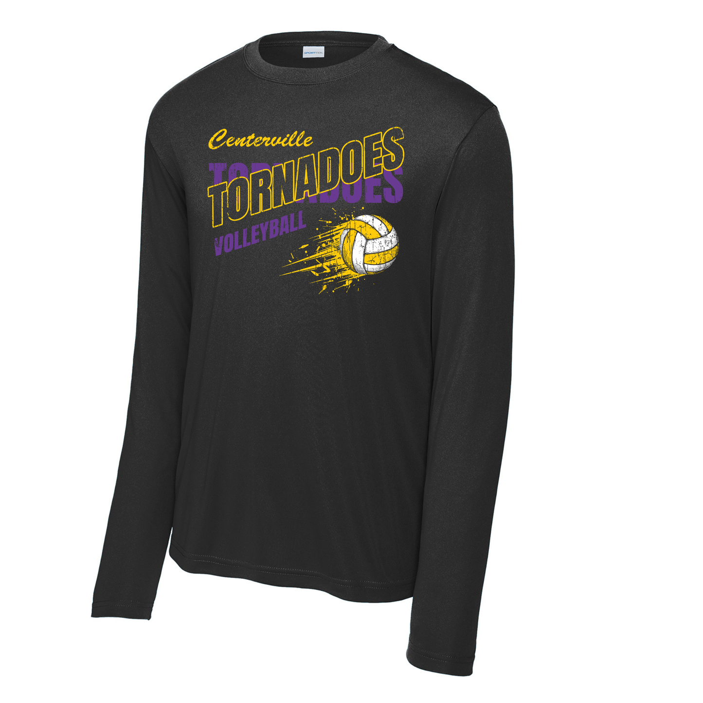 Centerville Volleyball Sport-Tek® Tall Long Sleeve PosiCharge® Competitor™ Tee