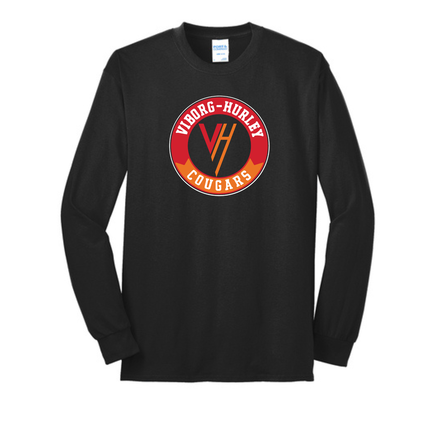 Viborg-Hurley Staff Port & Co™ Tall Long Sleeve Core Blend Tee