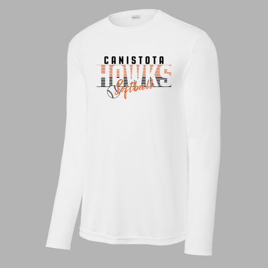 Canistota Softball Sport-Tek® Tall Long Sleeve PosiCharge® Competitor™ Tee