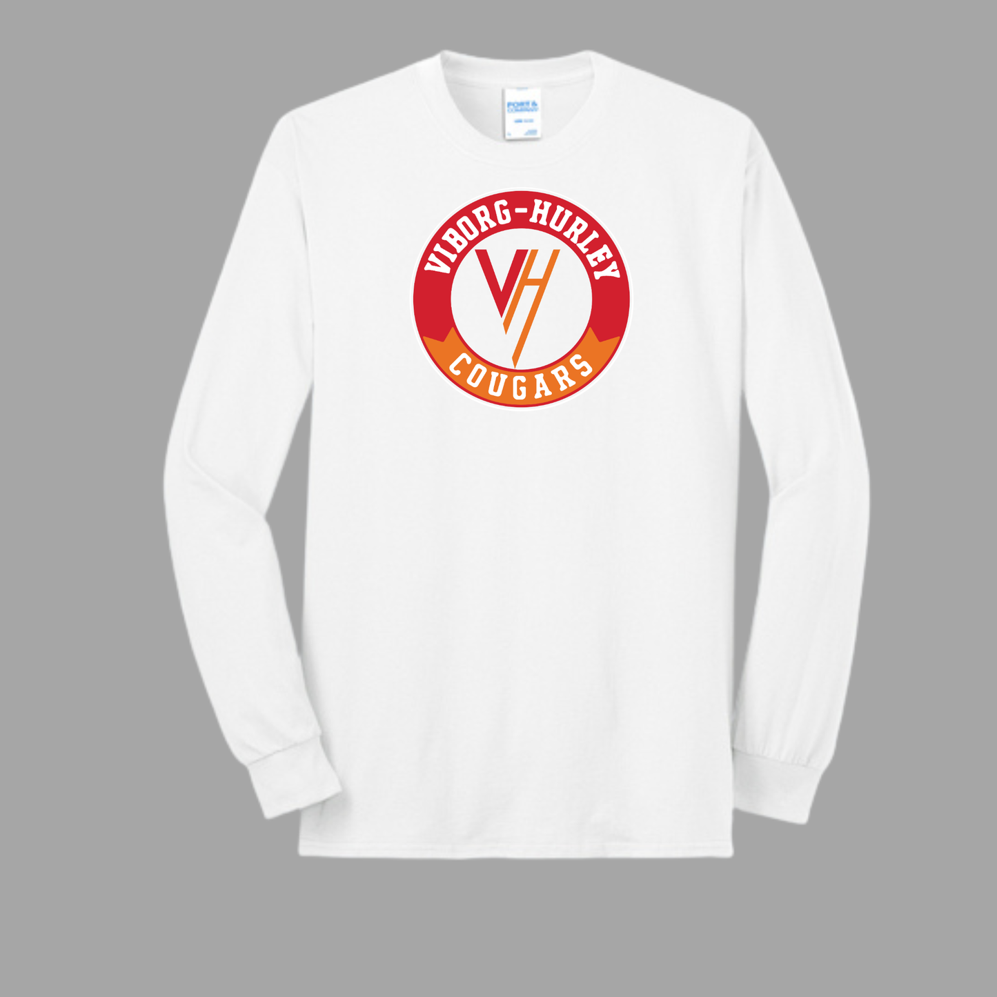 Viborg-Hurley Staff Port & Co™ Tall Long Sleeve Core Blend Tee