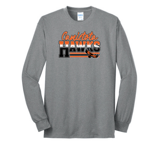Canistota Booster Club  Port & Co™ Tall Long Sleeve Core Blend Tee
