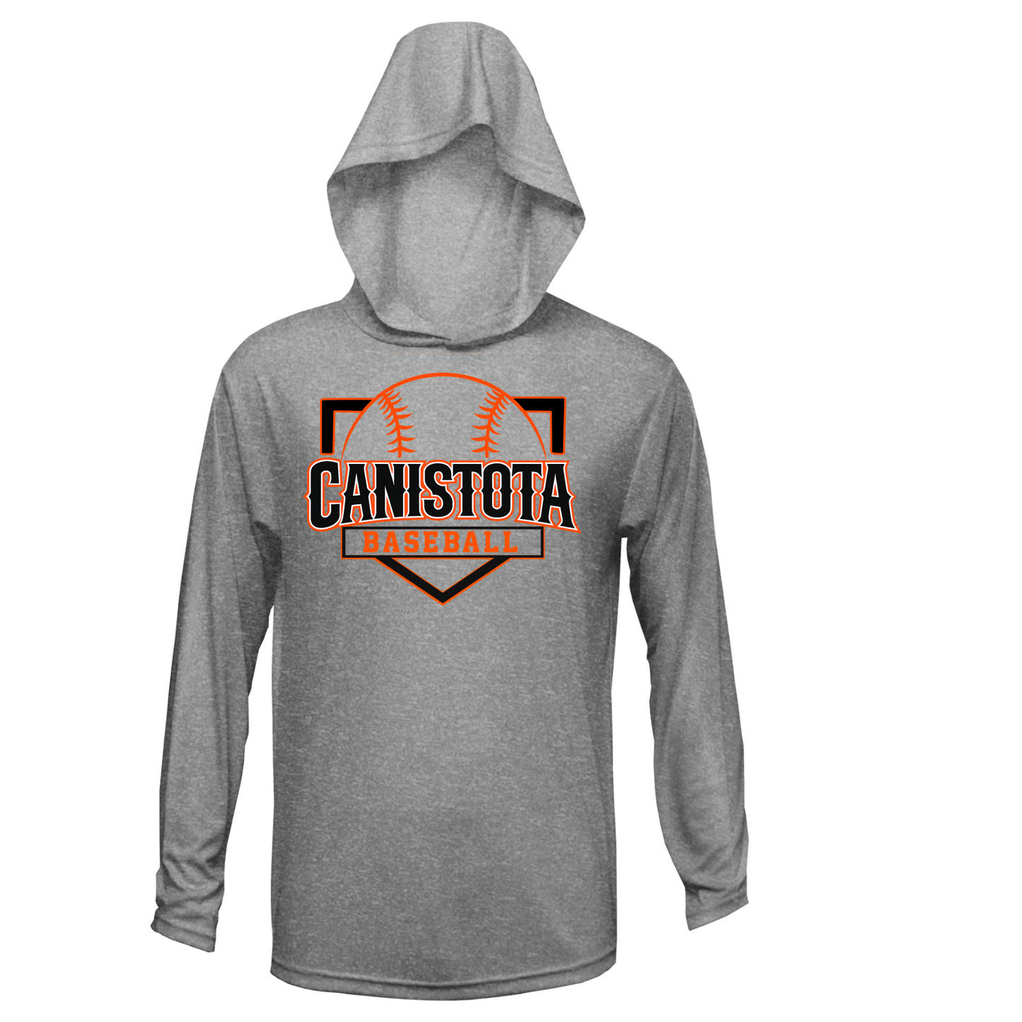 Canistota Baseball Youth Xtreme-Tek Long Sleeve Hood
