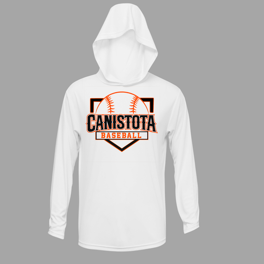 Canistota Baseball Youth Xtreme-Tek Long Sleeve Hood