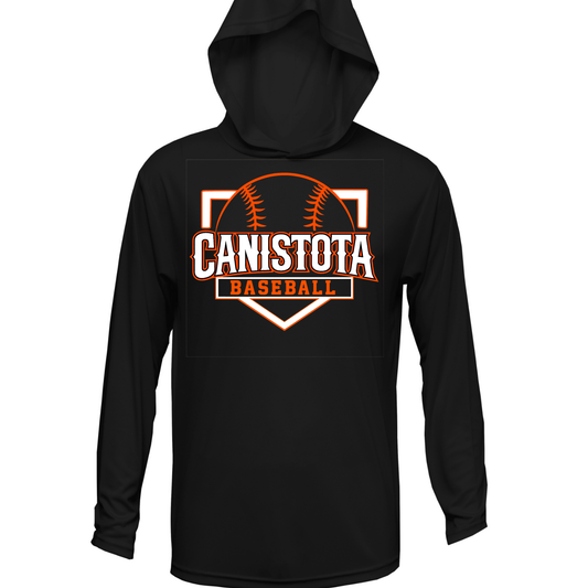 Canistota Baseball Adult Xtreme-Tek Long Sleeve Hood
