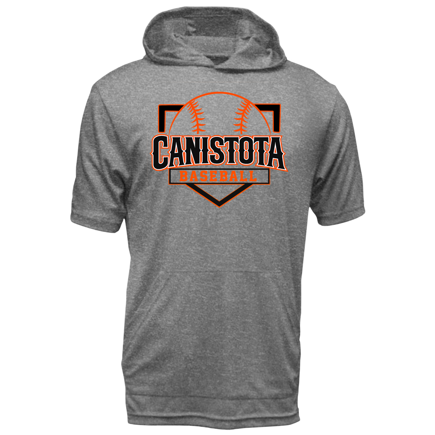 Canistota Baseball Adult Xtreme-Tek Short Sleeve Hood