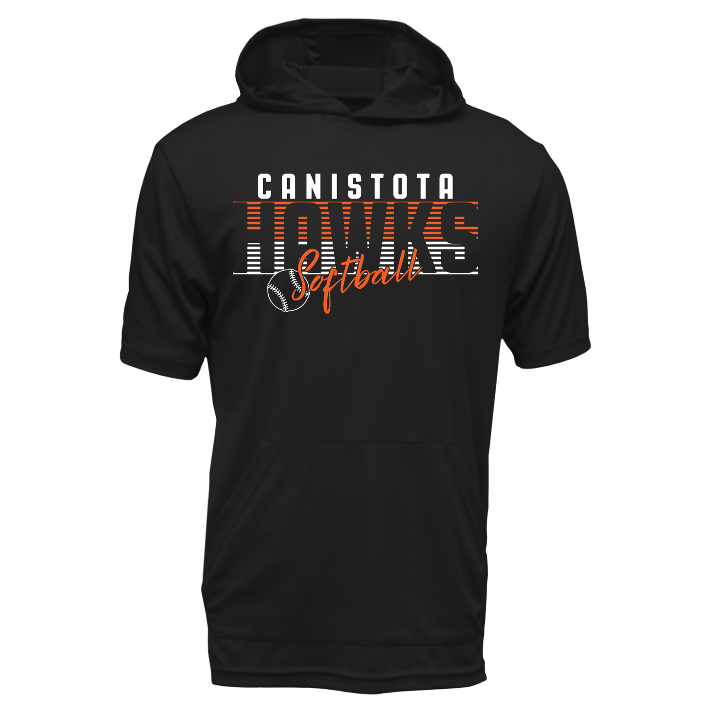 Canistota Softball Adult Xtreme-Tek Short Sleeve Hood