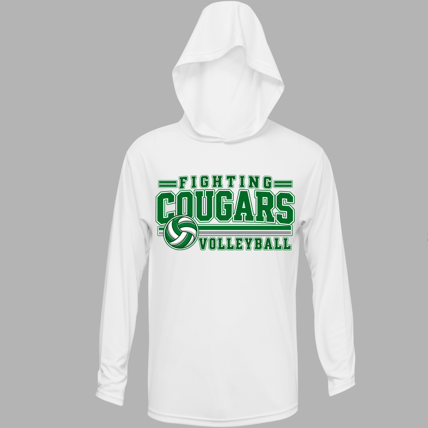 MCM Volleyball Adult Xtreme-Tek Long Sleeve Hood