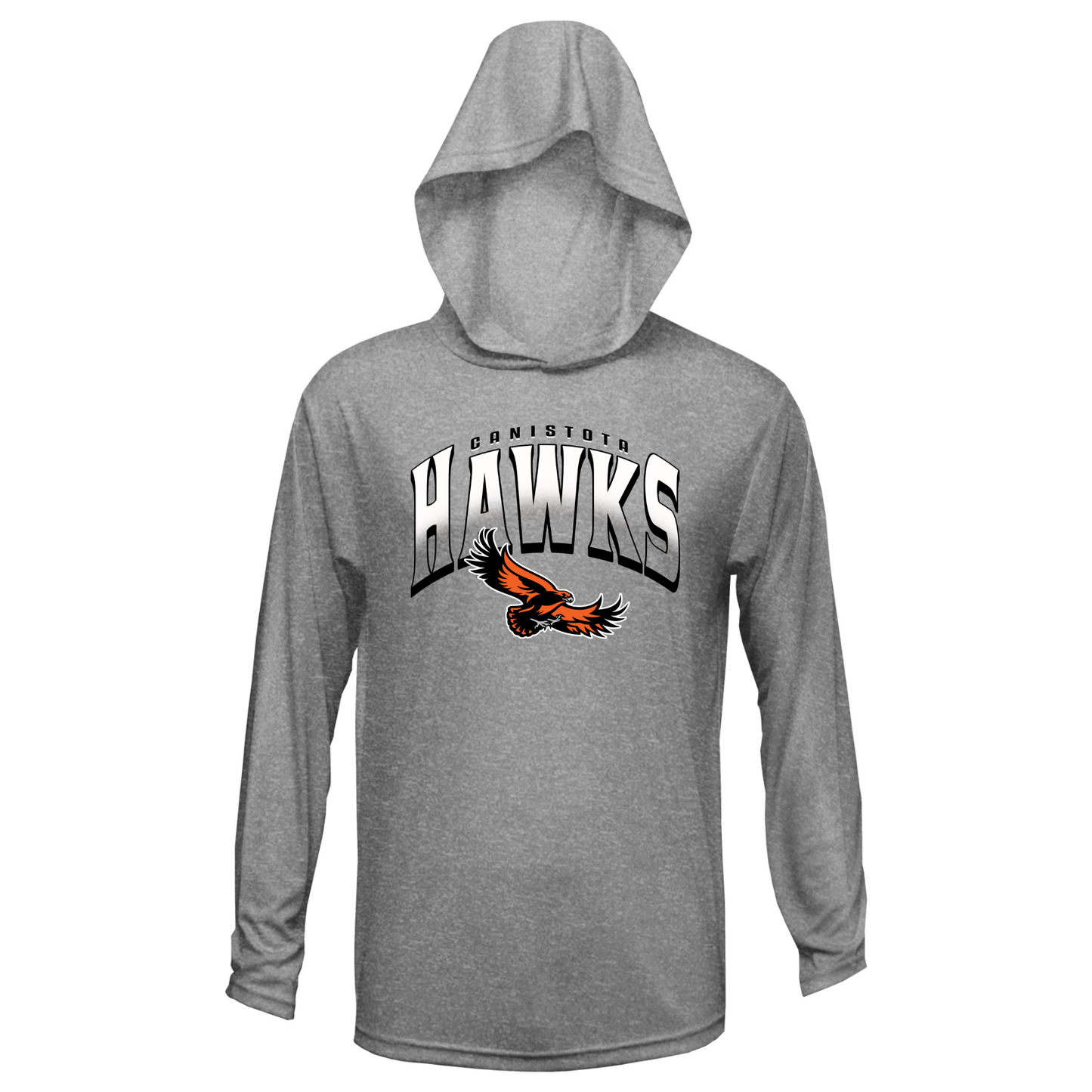 Canistota Booster Club Xtreme-Tek Long Sleeve Hood (YOUTH)