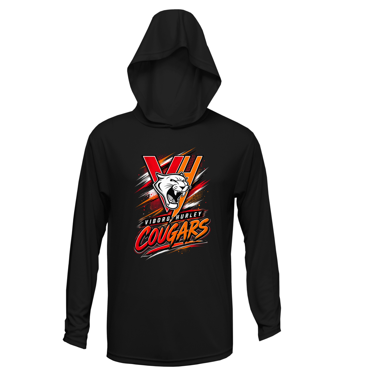 VH Booster Club Graphic Xtreme-Tek Long Sleeve Hood (YOUTH)