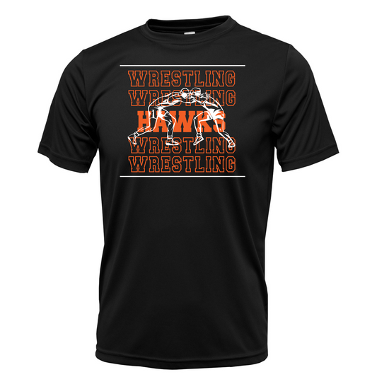 Canistota Hawks Wrestling Men Xtreme-Tek T-Shirt