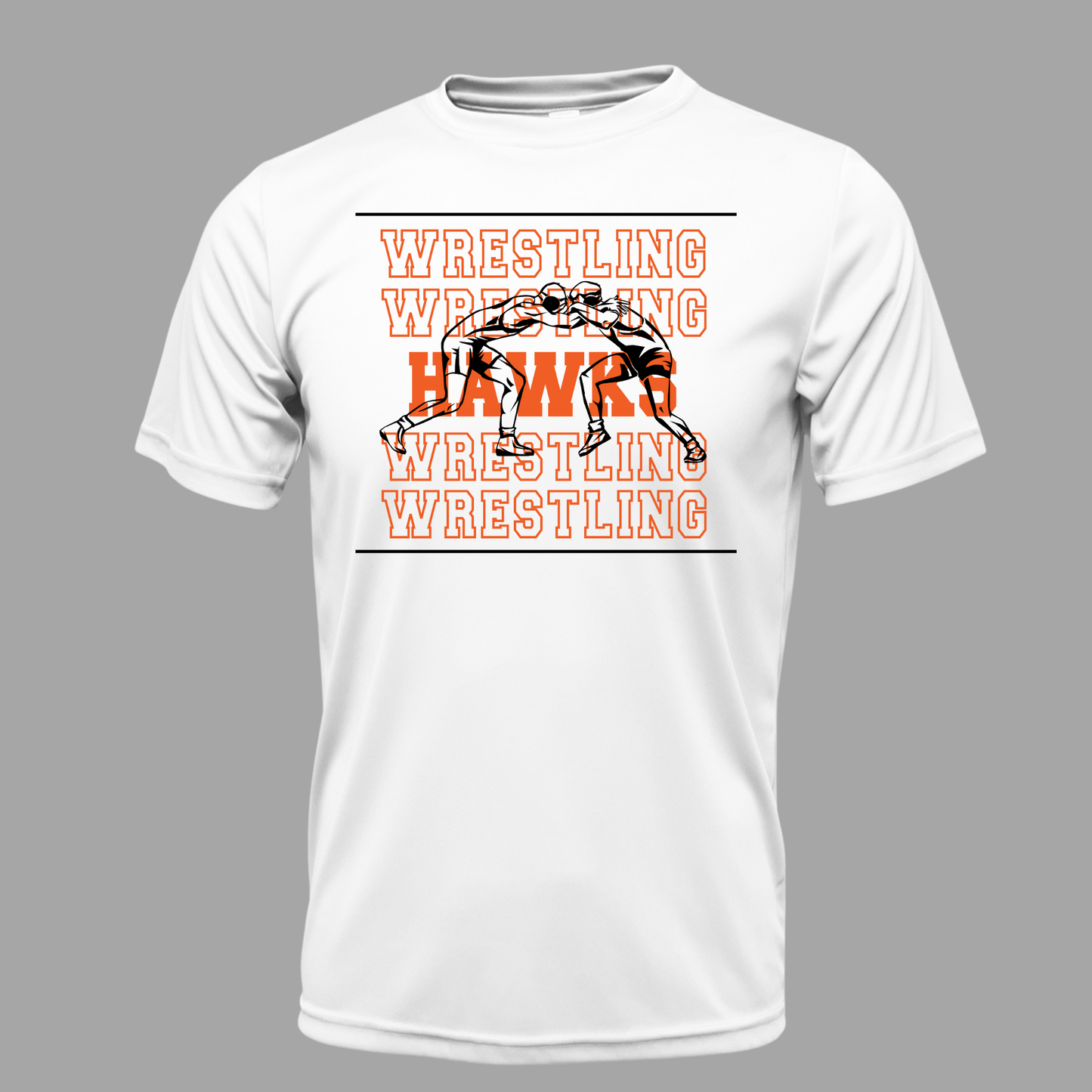 Canistota Hawks Wrestling Men Xtreme-Tek T-Shirt