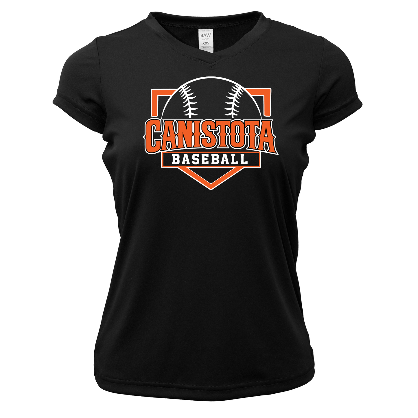 Canistota Baseball Women Xtreme-Tek V-Neck Shirt