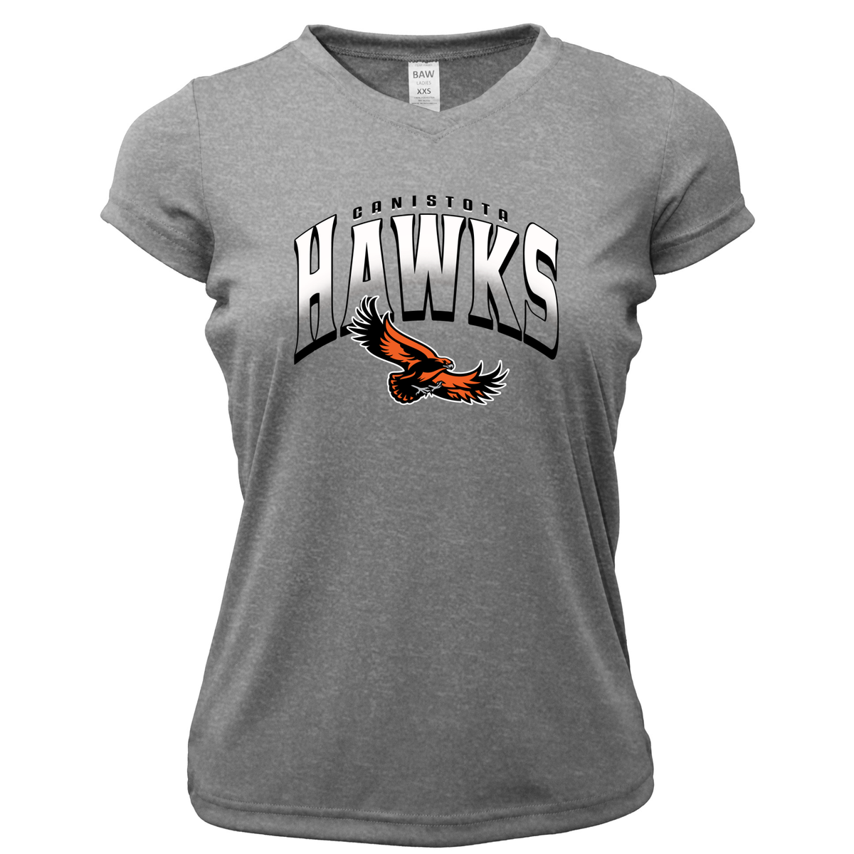Canistota Booster Club Women Xtreme-Tek V-Neck Shirt