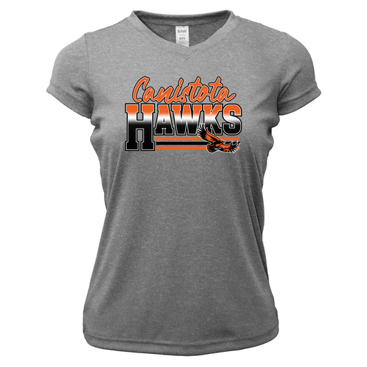 Canistota Booster Club Women Xtreme-Tek V-Neck Shirt