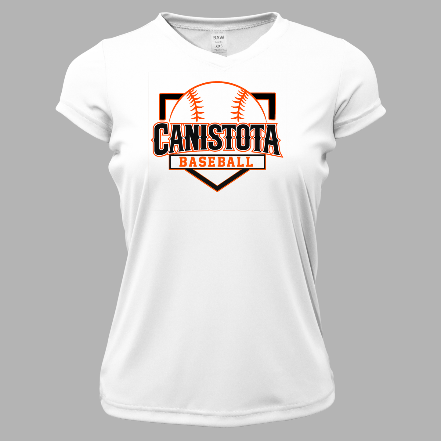 Canistota Baseball Women Xtreme-Tek V-Neck Shirt
