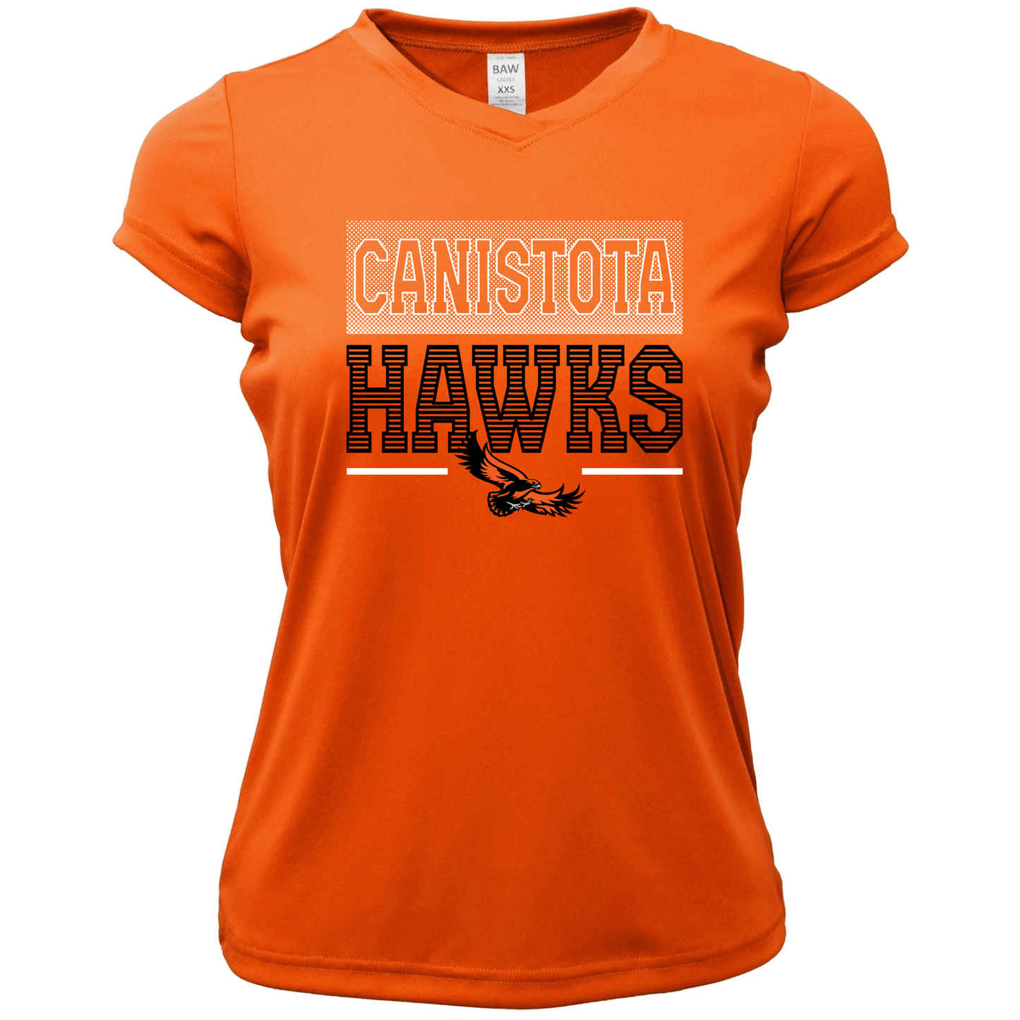 Canistota Hawks Women Xtreme-Tek V-Neck Shirt