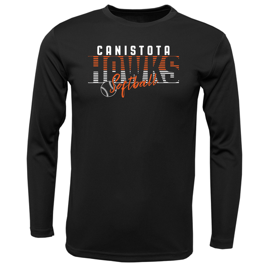Canistota Softball Toddler Xtreme-Tek Long Sleeve Shirt