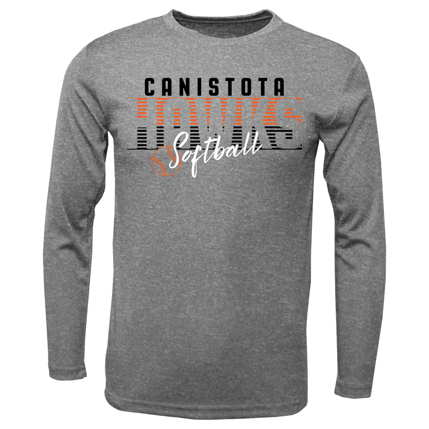 Canistota Softball Men Xtreme-Tek Long Sleeve Shirt