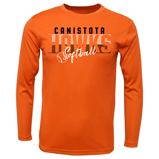 Canistota Softball Men Xtreme-Tek Long Sleeve Shirt