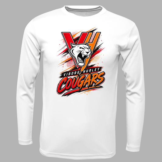 Viborg Hurley Booster Club Graphic Xtreme-Tek Long Sleeve Shirt (YOUTH)