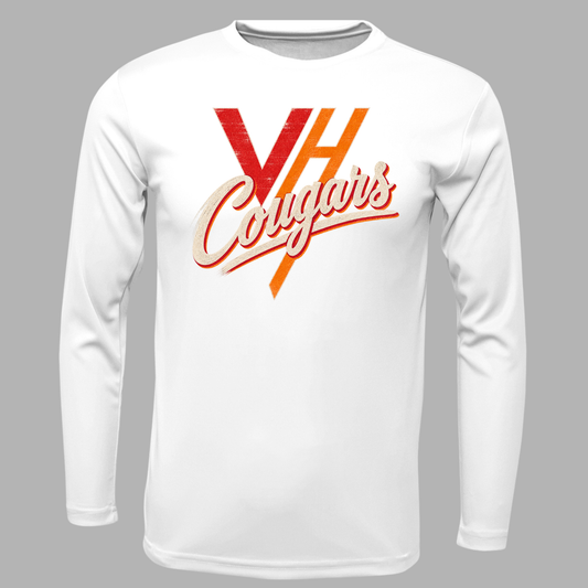 Viborg Hurley Booster Club Vintage Xtreme-Tek Long Sleeve Shirt (YOUTH)