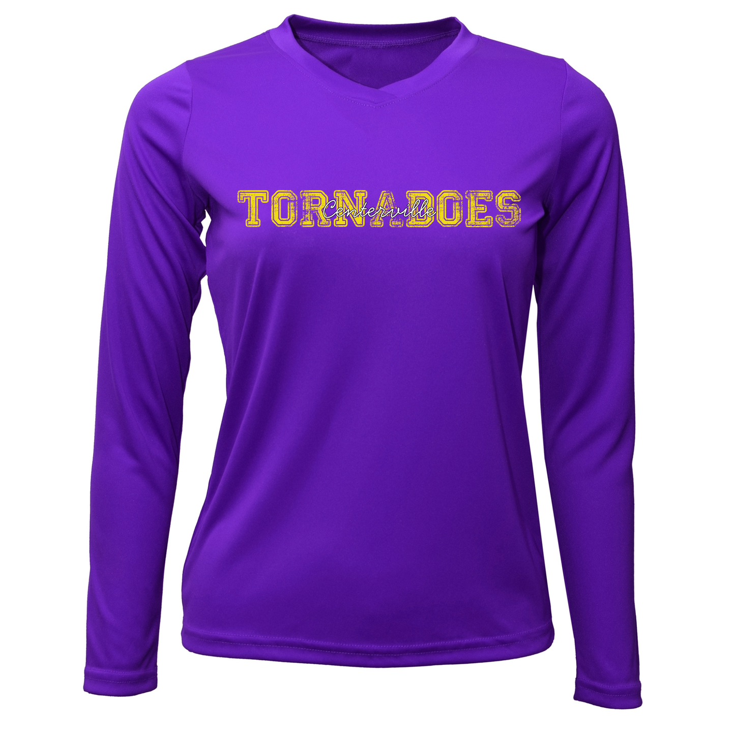 Centerville Booster Club Women Xtreme-Tek Long Sleeve V-Neck Shirt