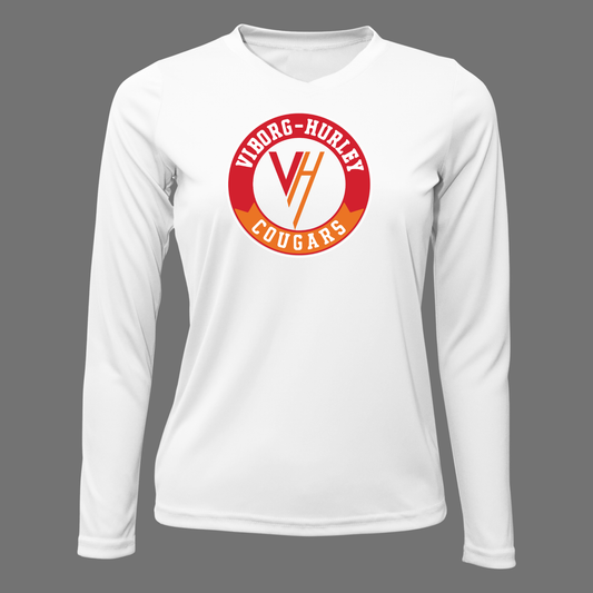 Viborg-Hurley Staff Women Xtreme-Tek Long Sleeve V-Neck Shirt